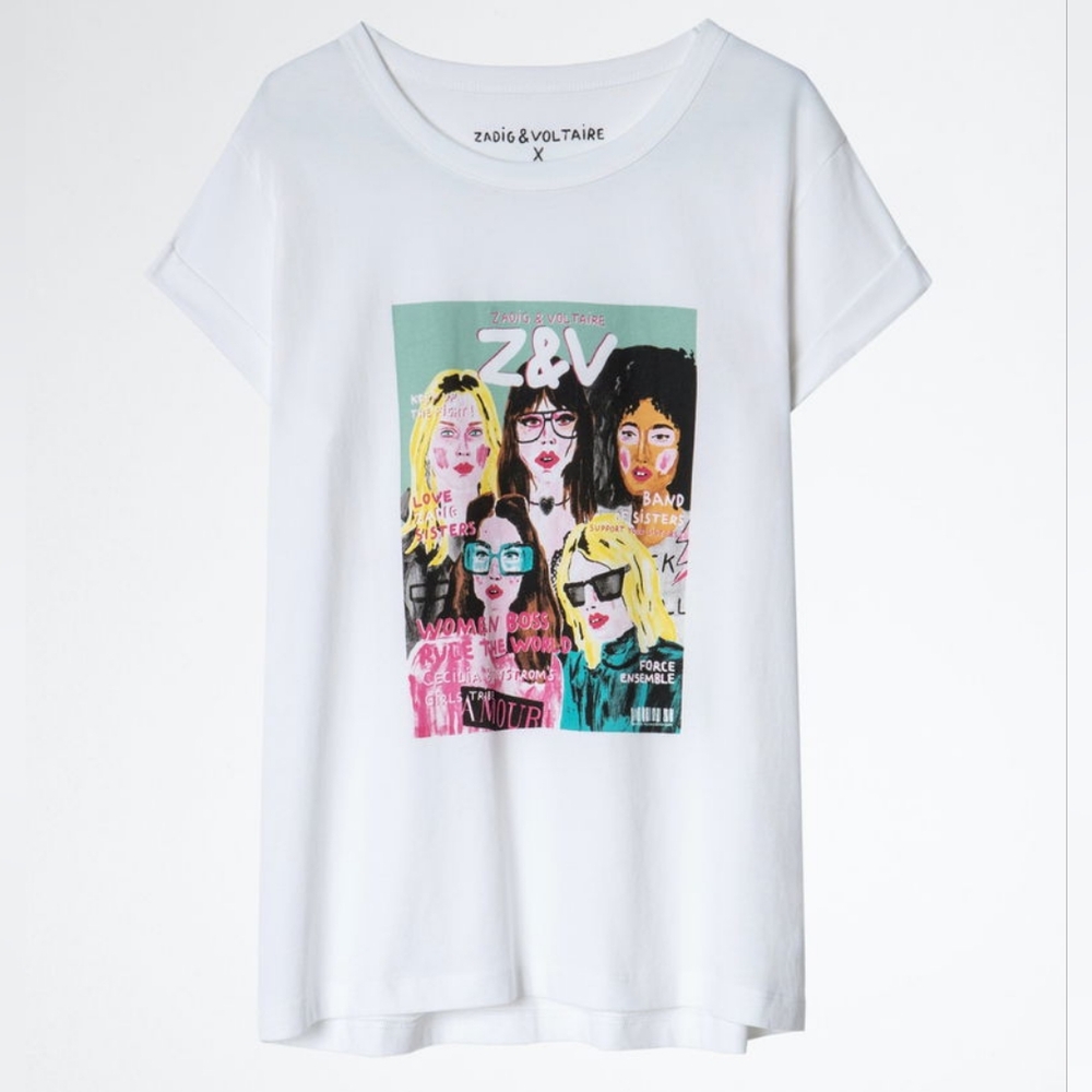 Zadig & Voltaire x Band of Sisters Anya T-Shirt